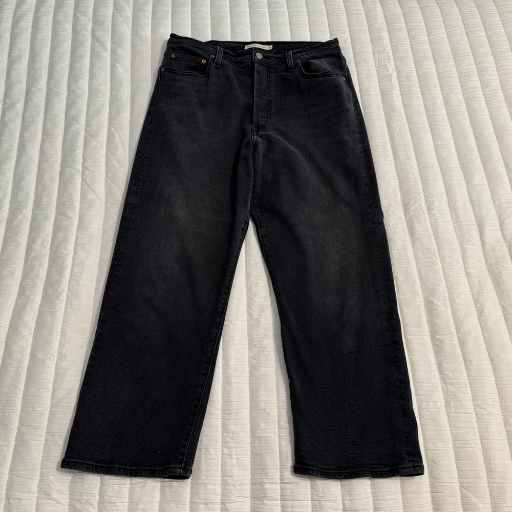 Levi ribcage straight ankle jeans - 32 / 14